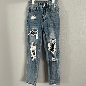 Shein ripped jeans